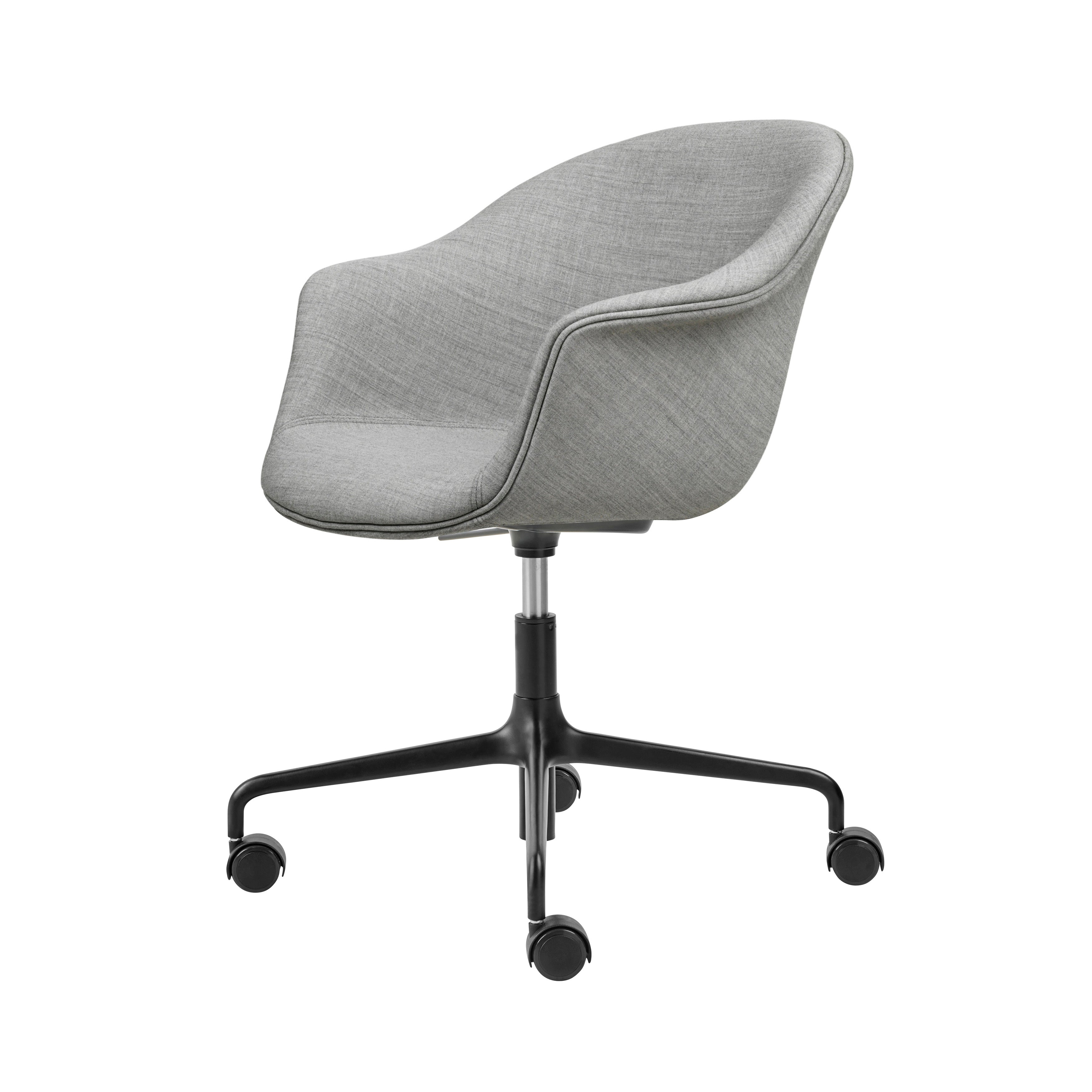 Bat Meeting Chair: 4 Star Height Adjustable + Fully Upholstery + With Castors