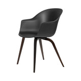 Bat Dining Chair: Black + Smoked Oak