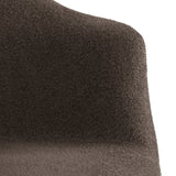 Bat Dining Chair: Black Plastic Base + Fully Upholstered + DI