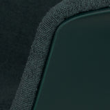 Bat Dining Chair: Conic Base + Front Upholstered + DI