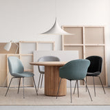 Bat Dining Chair: Conic Base + Fully Upholstered + LS