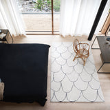Fish Platinum Rug: Small