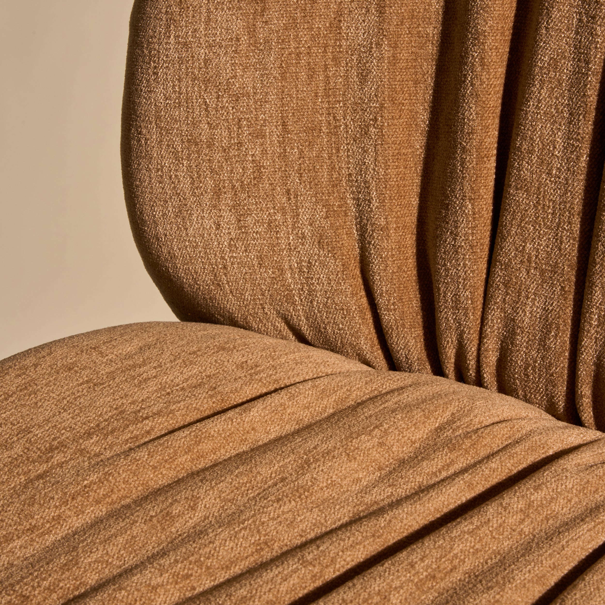 Beetle Soft Dining Chair: Conic Base + Fully Upholstered