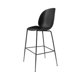 Beetle Bar + Counter Chair: Bar + Black + Black Matt