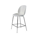 Beetle Bar + Counter Chair: Counter + Lunar Grey + Black Chrome