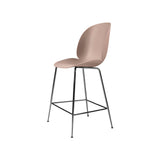 Beetle Bar + Counter Chair: Counter + Sweet Pink + Black Chrome