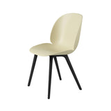 Beetle Dining Chair: Plastic Base + Pastel Green + Black