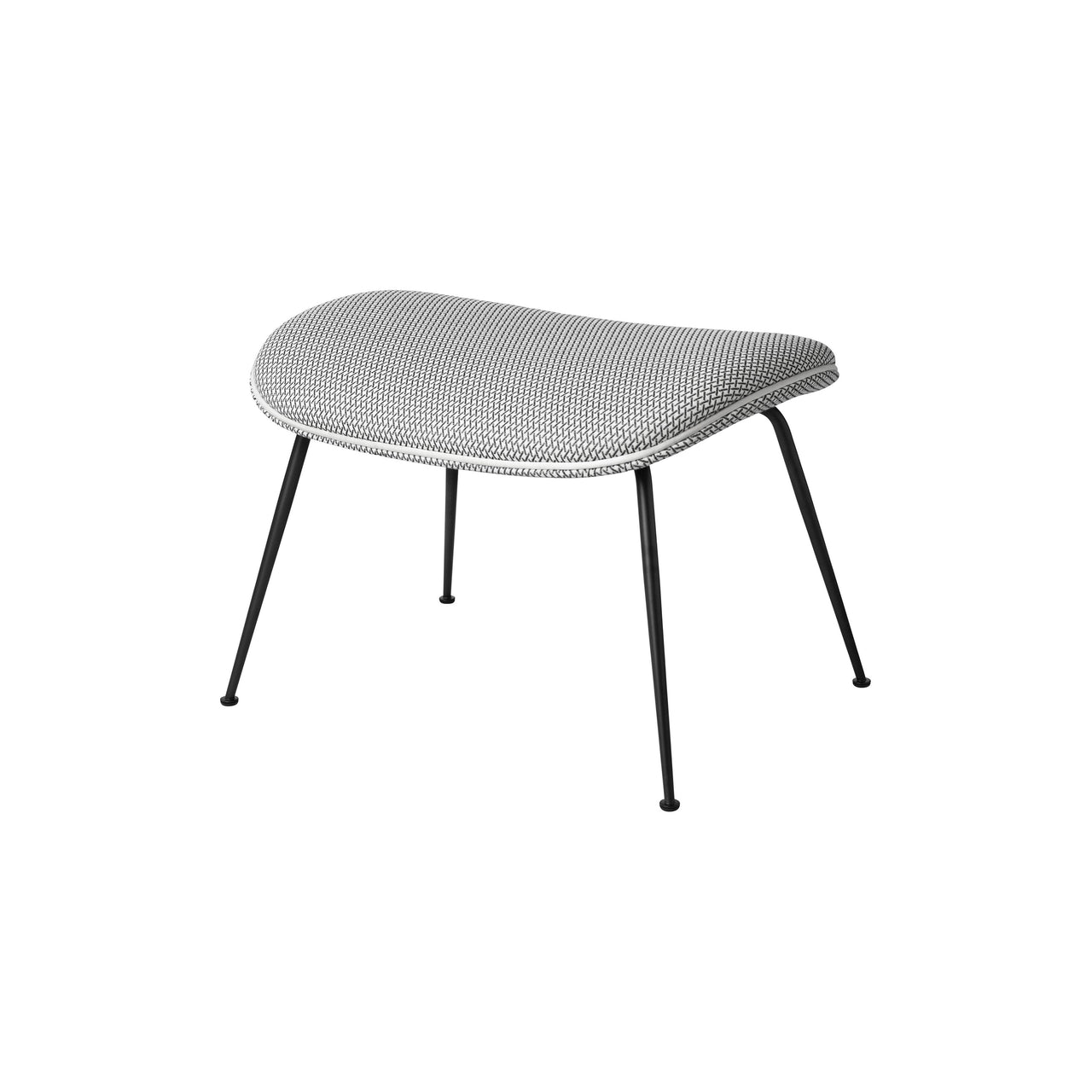 Beetle Ottoman: Black Matt