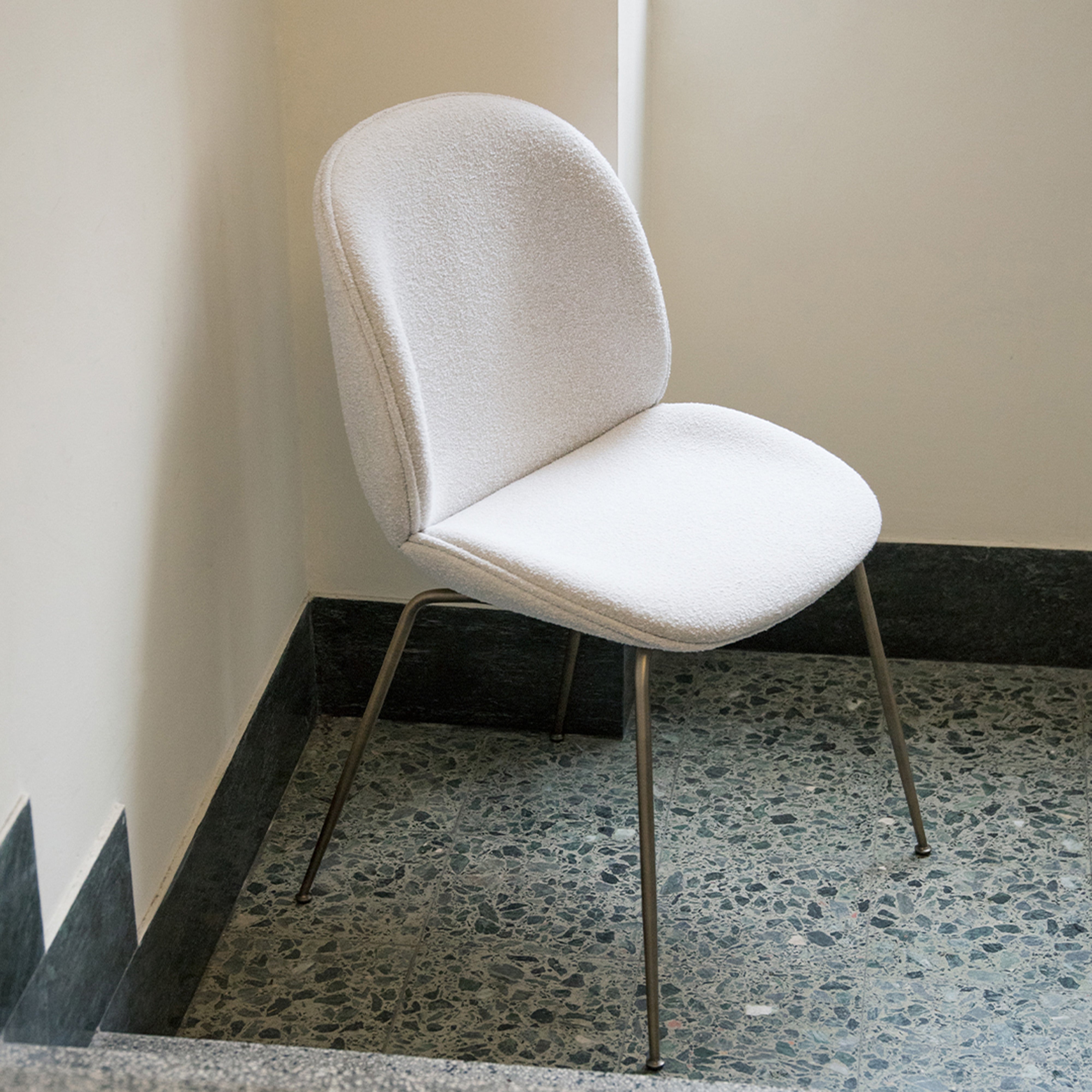 Beetle Dining Chair: Conic Base + Full Upholstery