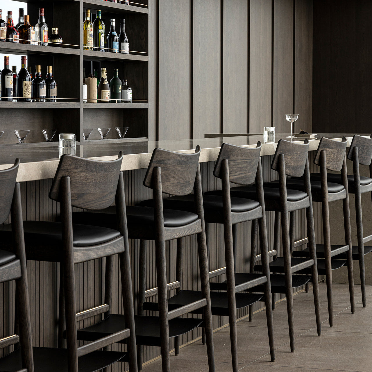 Bellustar Tokyo Bar Stool A-BS03: Upholstered