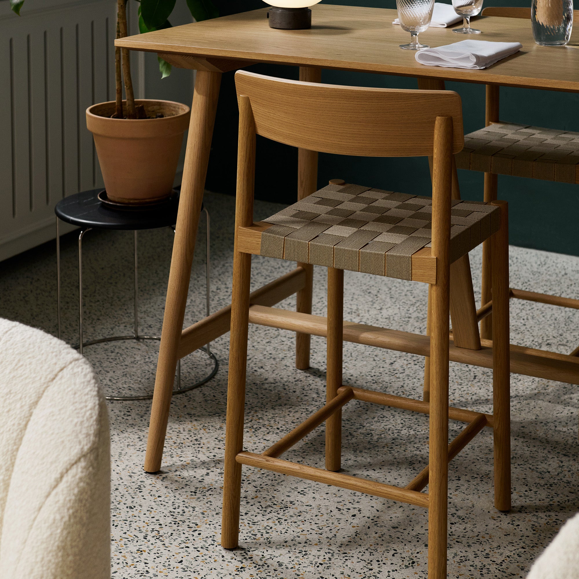 Betty Bar + Counter Chair: TK15 + TK12 + LS