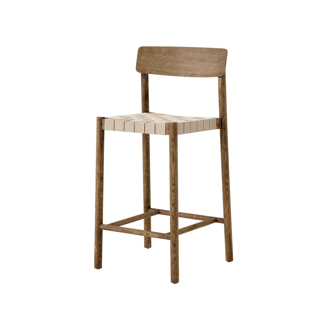 Betty Bar + Counter Chair: TK15 + TK12 + Counter (TK12) + Smoked oiled oak + Natural