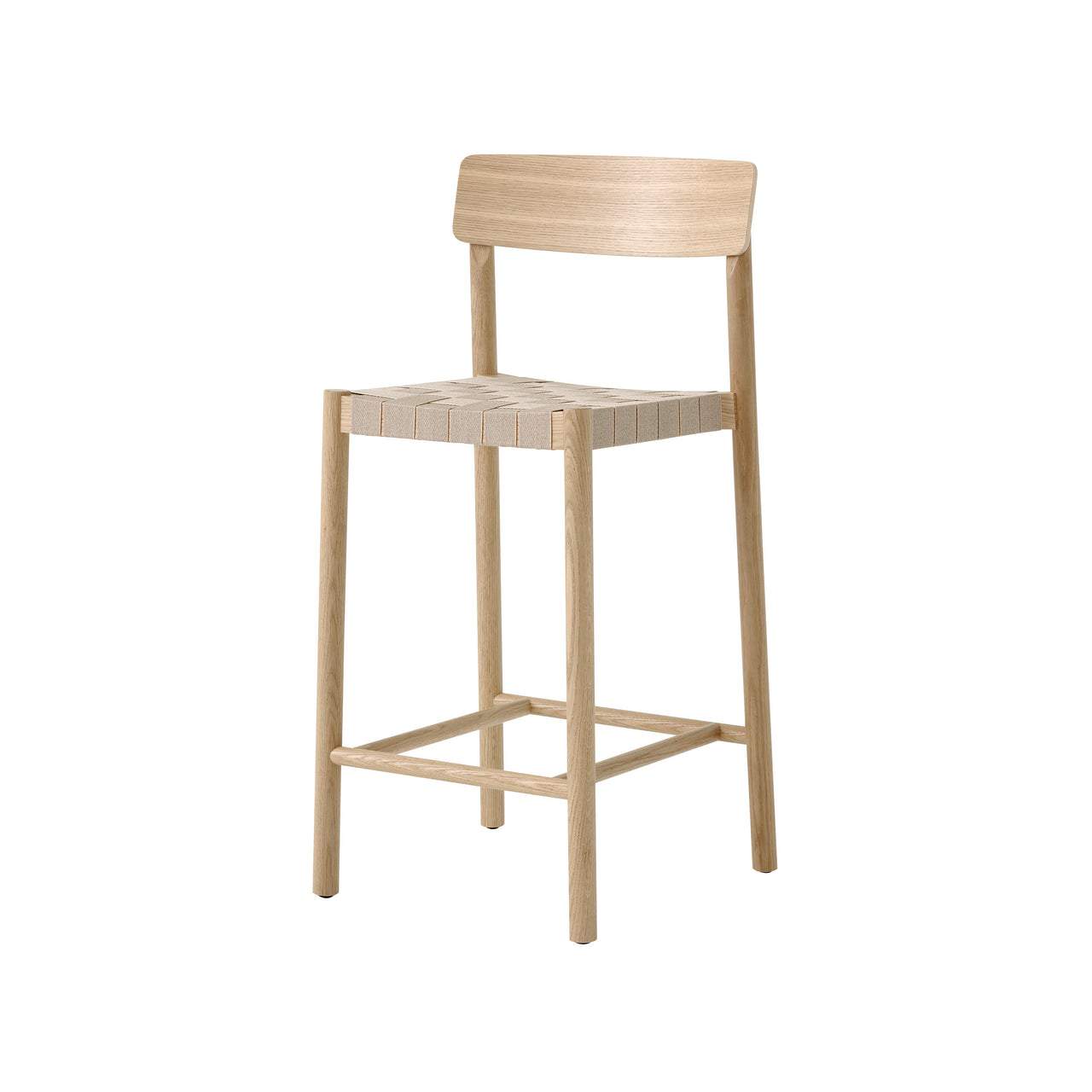 Betty Bar + Counter Chair: TK15 + TK12 + Counter (TK12) + Lacquered solid oak + Natural