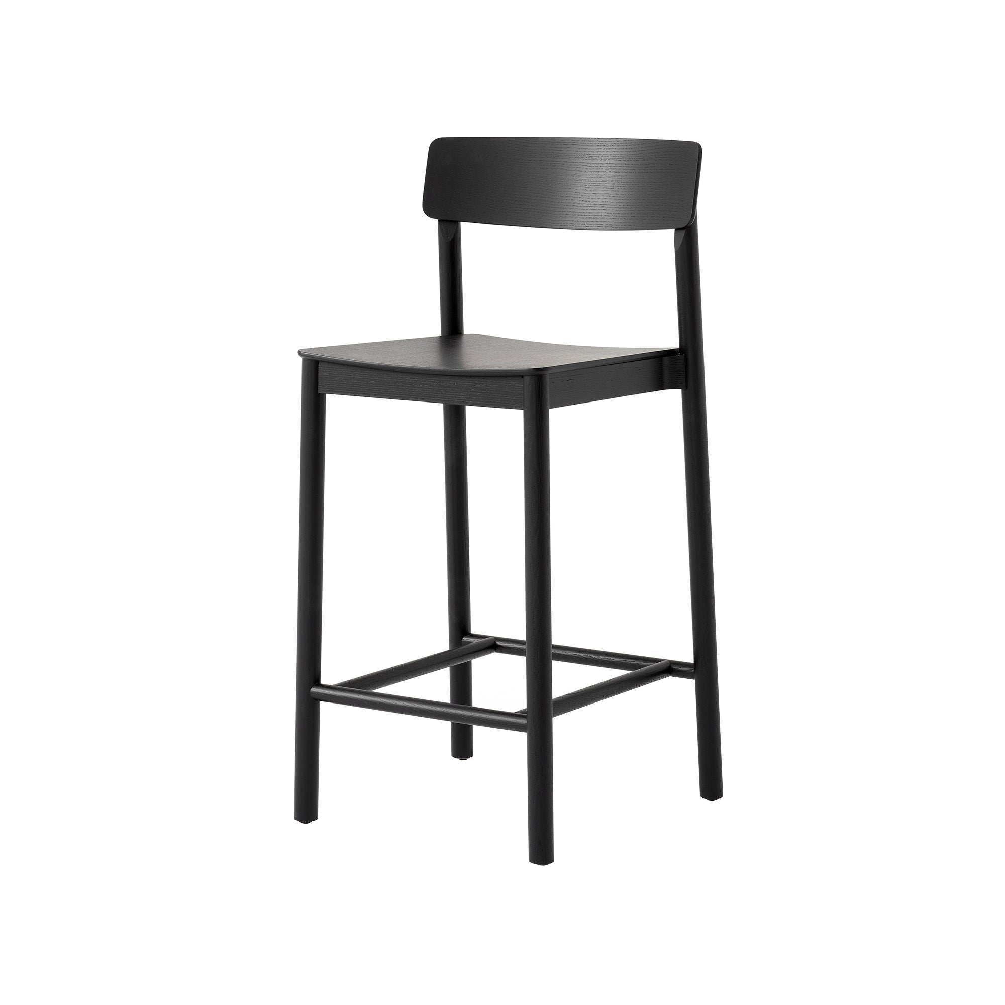 Betty Bar + Counter Chair: TK16 + TK13 + Black Lacquered Ash