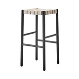 Betty Bar + Counter Chair: TK8 + TK7 + Bar (TK8) + Black Lacquered Ash + Natural