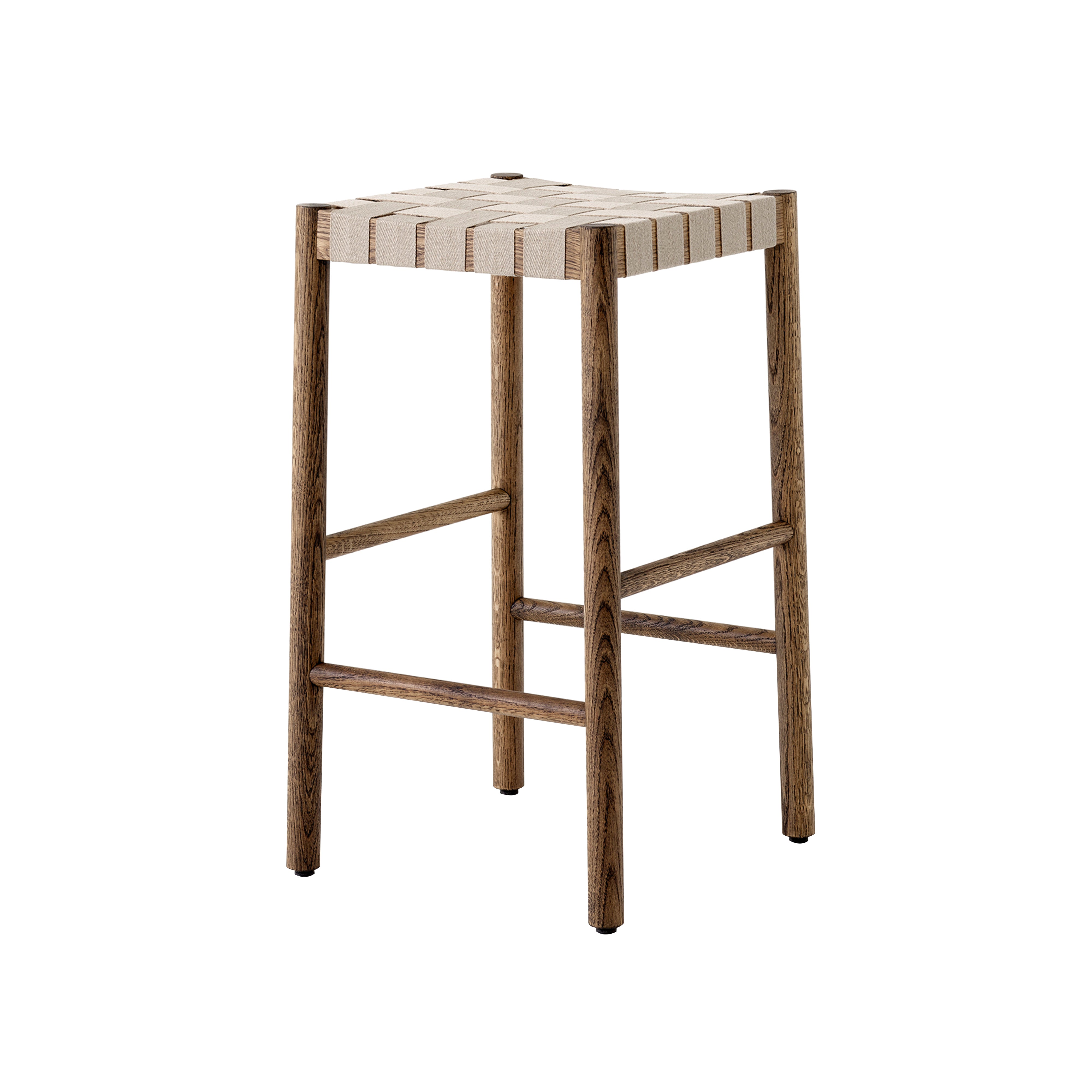 Betty Bar + Counter Chair: TK8 + TK7 + Counter (TK7) + Smoked Oiled Oak + Natural