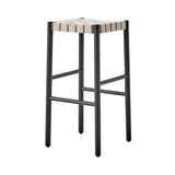 Betty Bar + Counter Chair: TK7 + TK8 + Bar (TK8) + Black + Natural