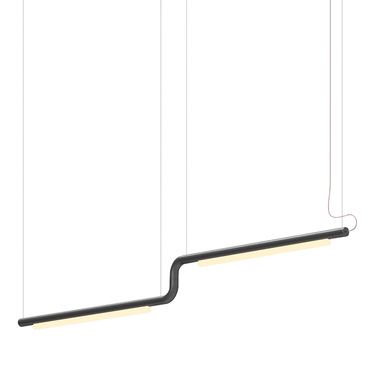 Pipeline CM3 Pendant Light: Black + Black