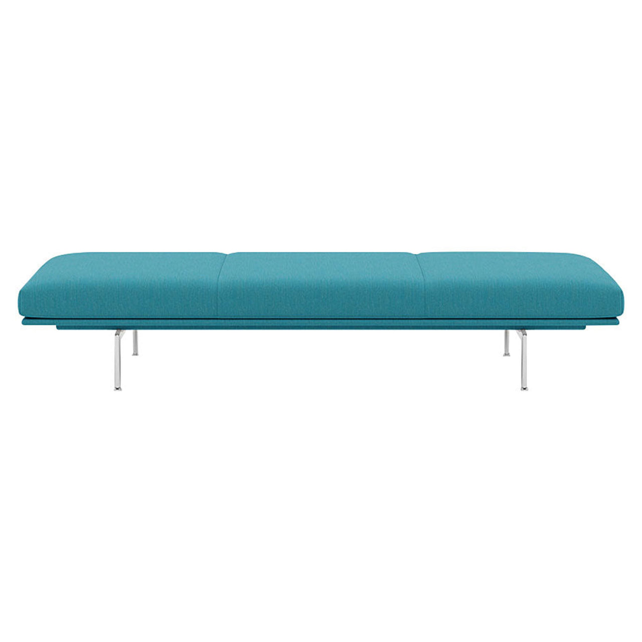 Outline Daybed: Polished Aluminum