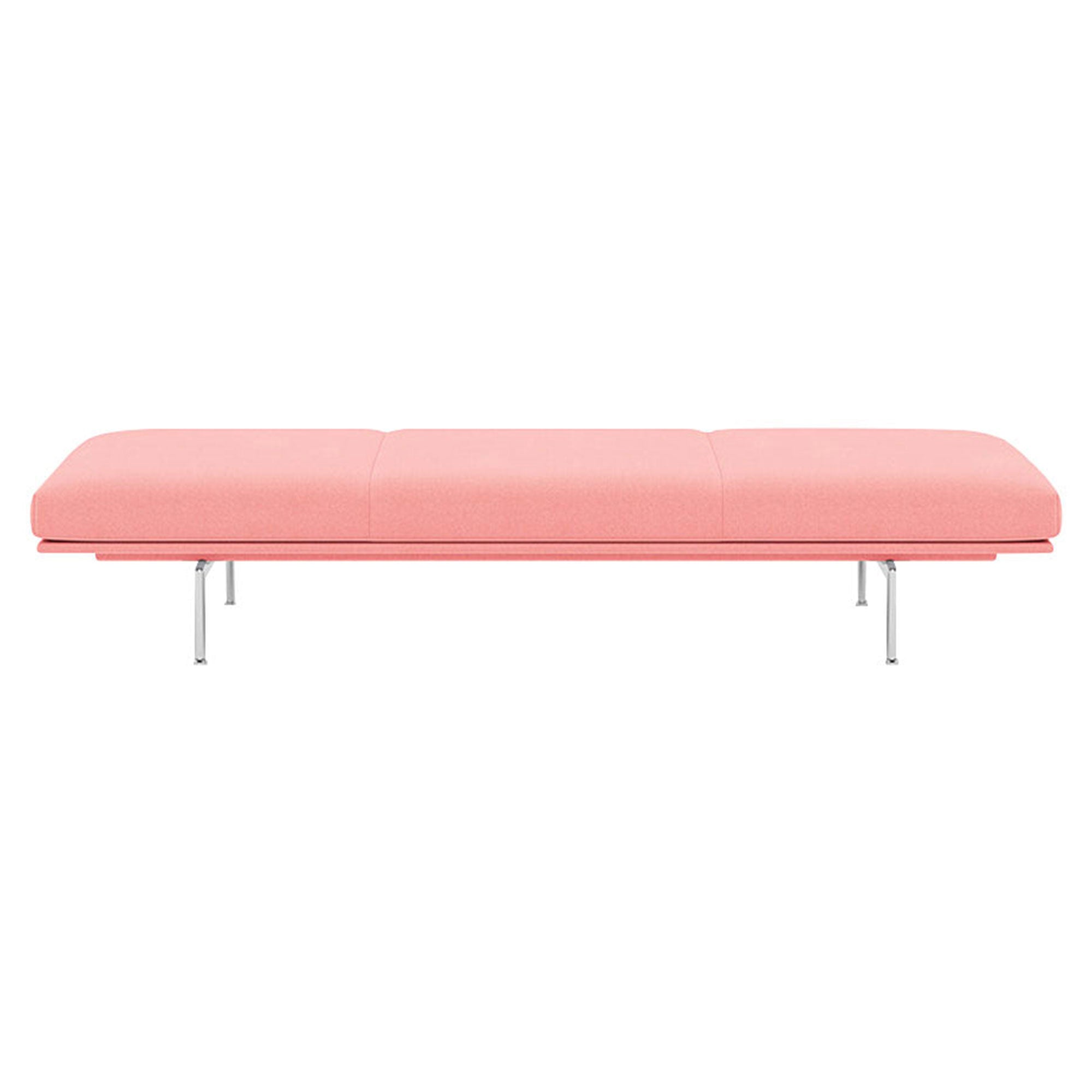Outline Daybed: Polished Aluminum