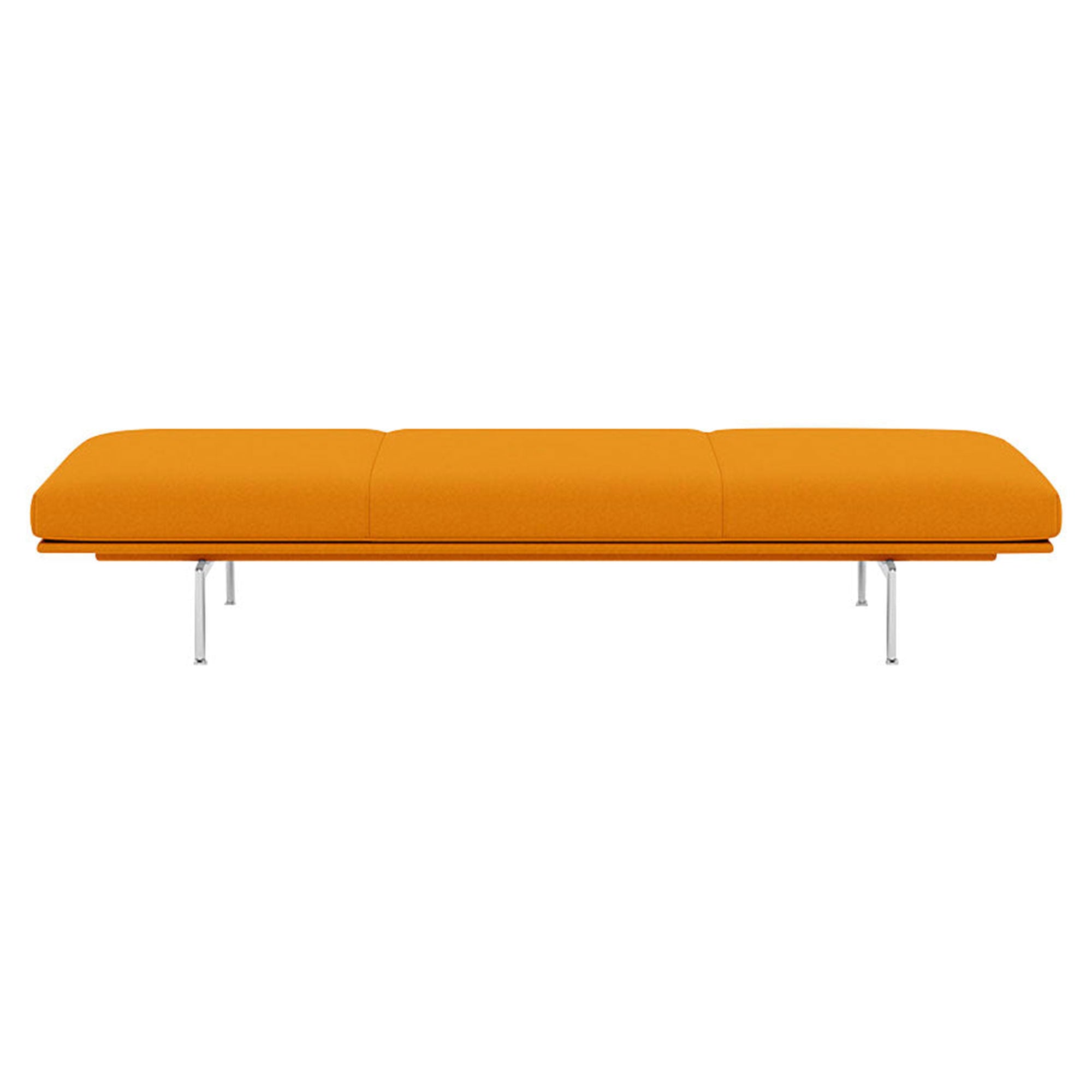 Outline Daybed: Polished Aluminum