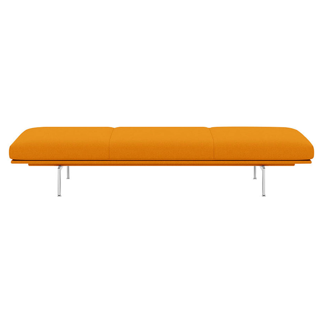 Outline Daybed: Polished Aluminum