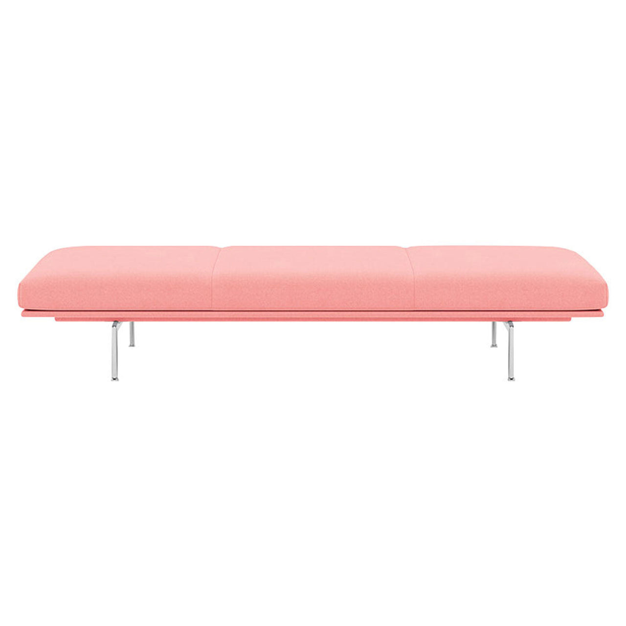 Outline Daybed: Polished Aluminum