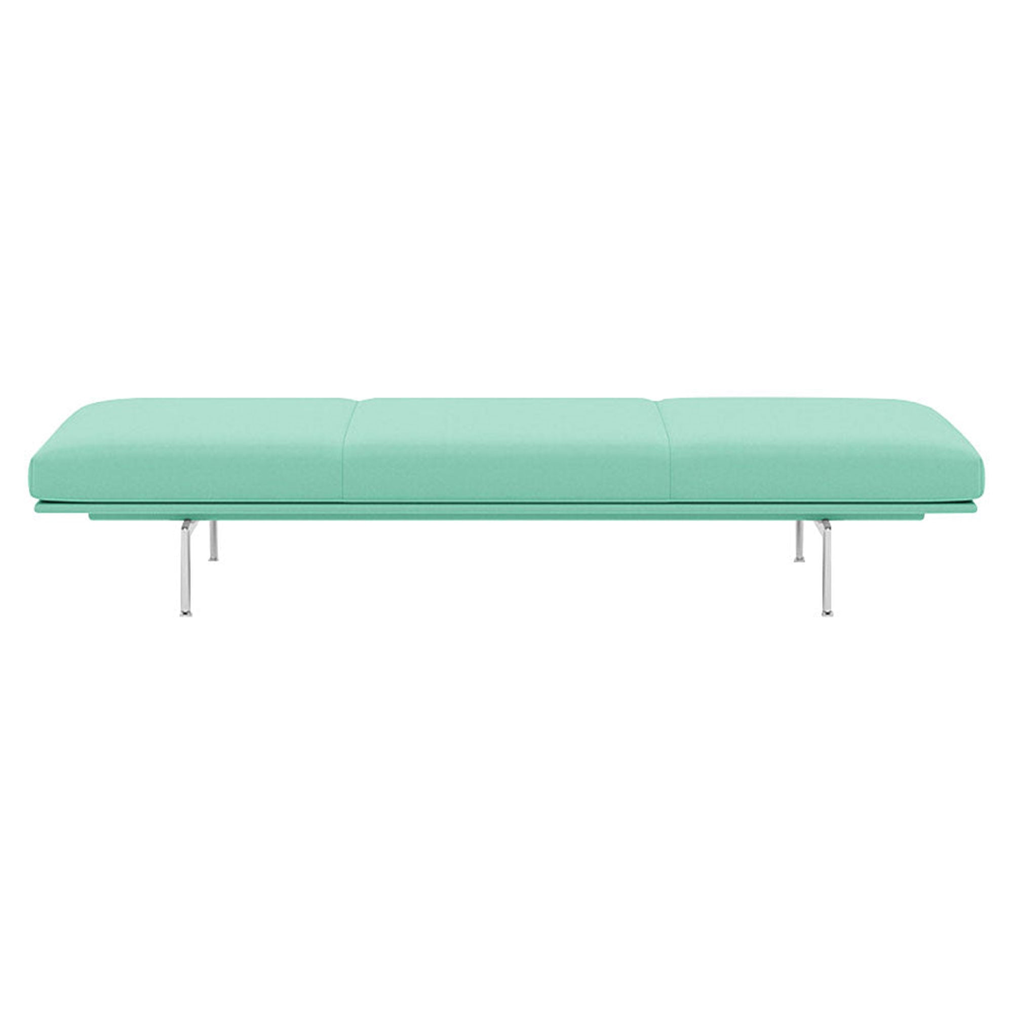 Outline Daybed: Polished Aluminum