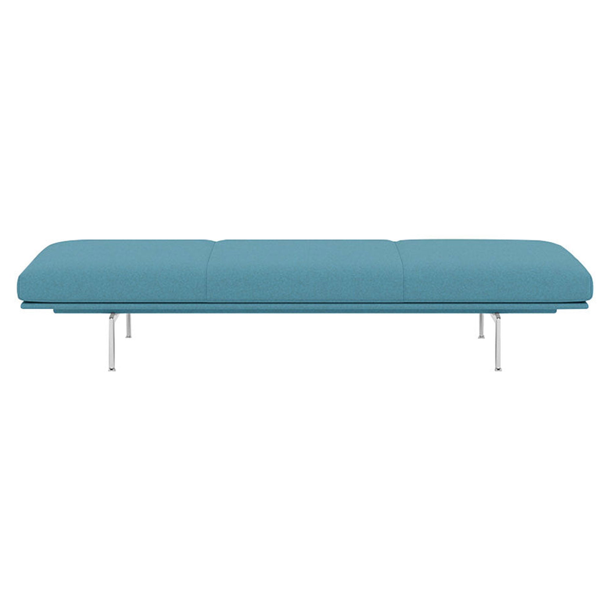 Outline Daybed: Polished Aluminum
