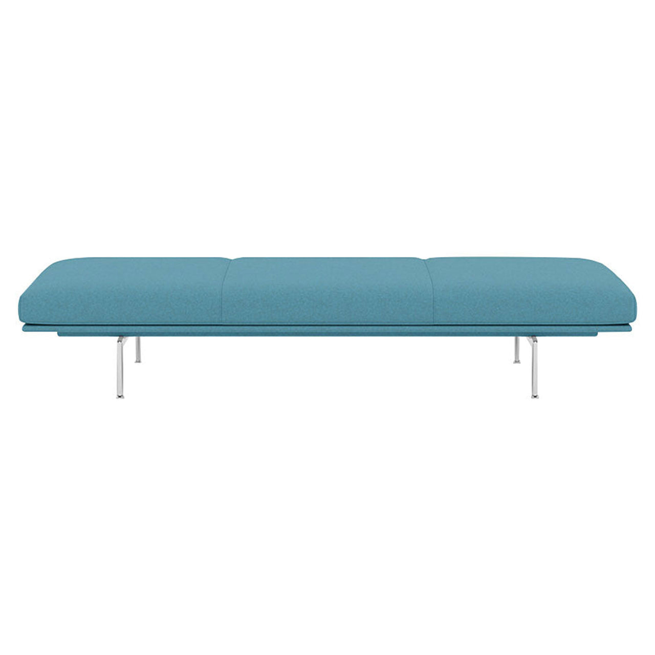 Outline Daybed: Polished Aluminum