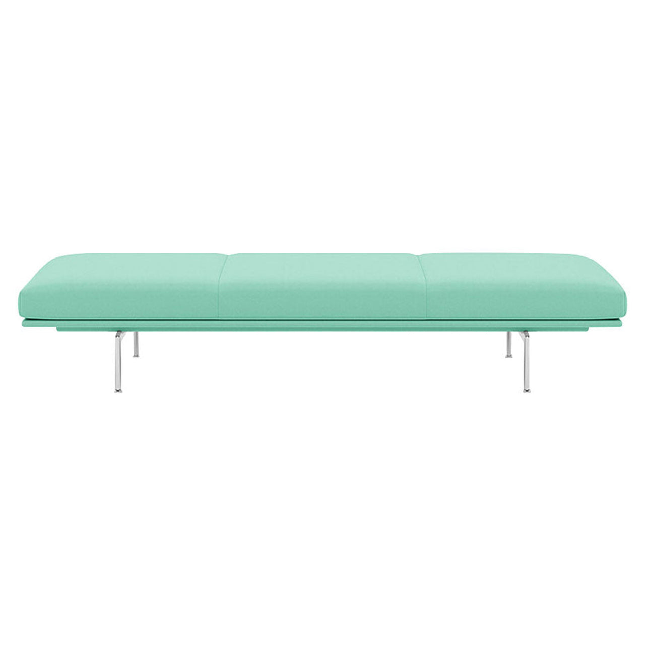 Outline Daybed: Polished Aluminum