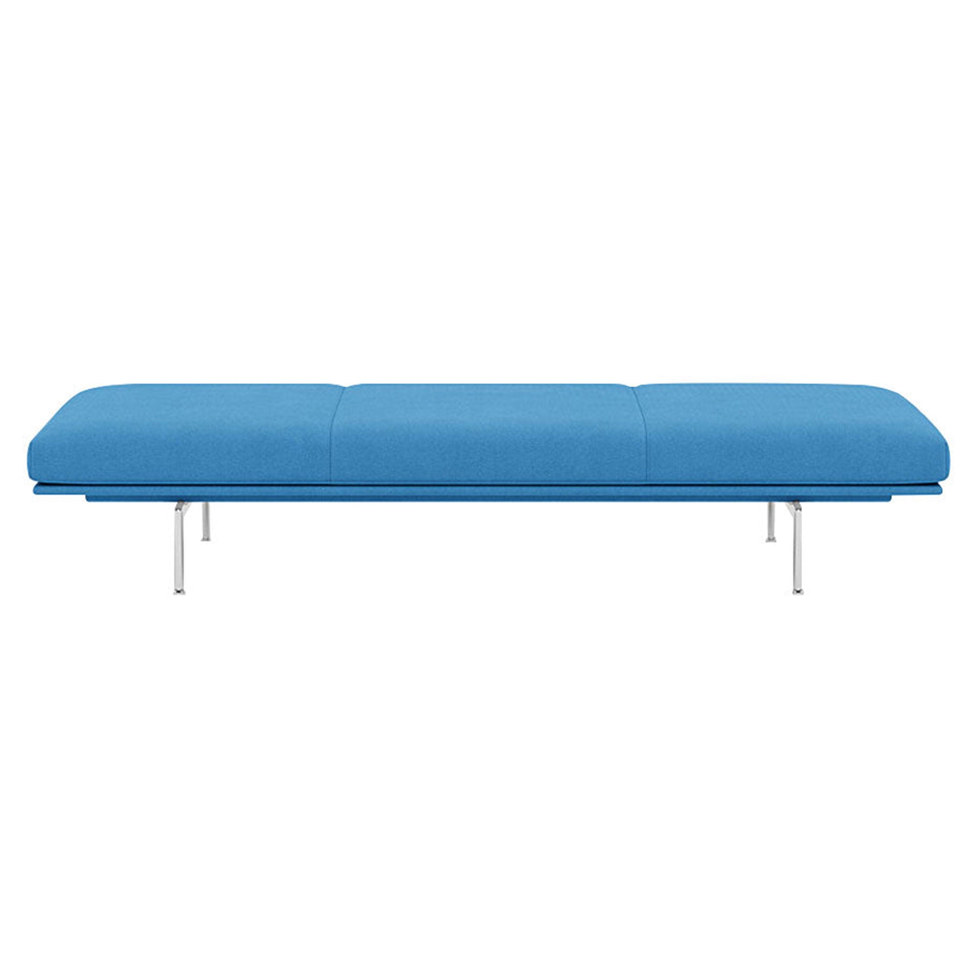 Outline Daybed: Polished Aluminum