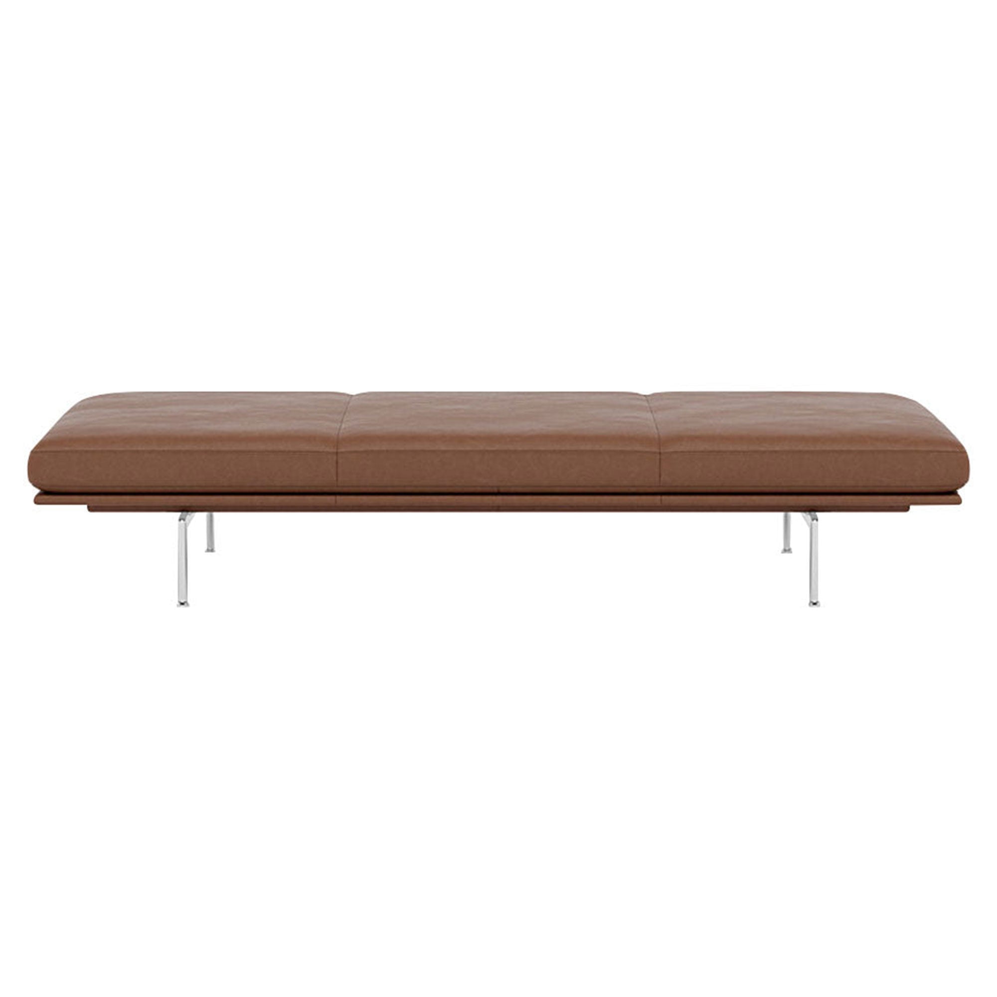 Outline Daybed: Polished Aluminum