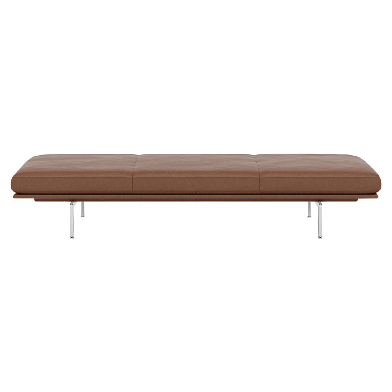 Outline Daybed: Polished Aluminum