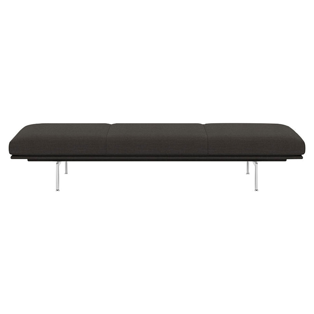Outline Daybed: Polished Aluminum