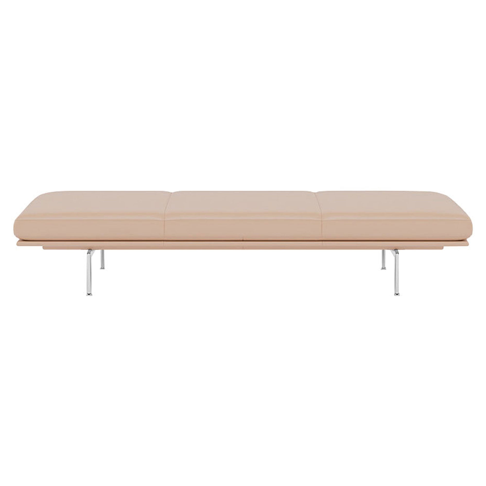 Outline Daybed: Polished Aluminum