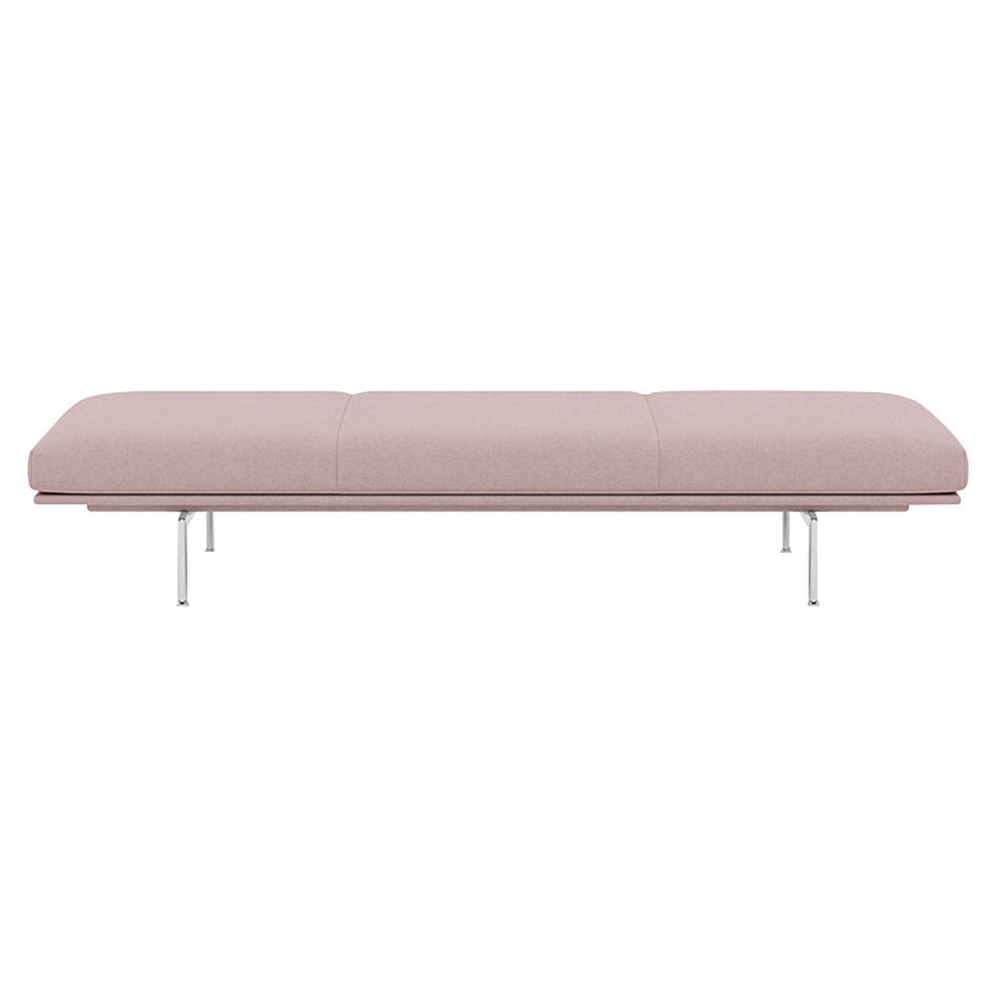Outline Daybed: Polished Aluminum