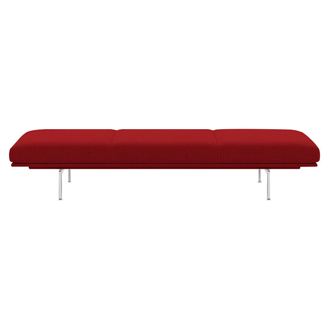 Outline Daybed: Polished Aluminum
