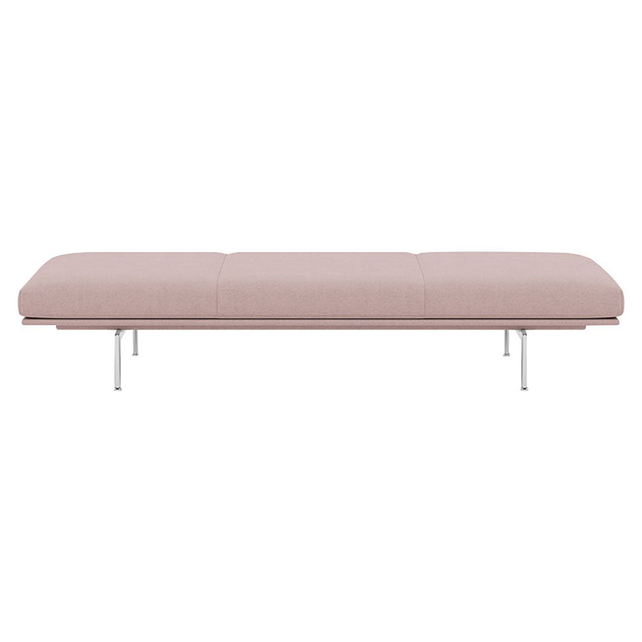 Outline Daybed: Polished Aluminum