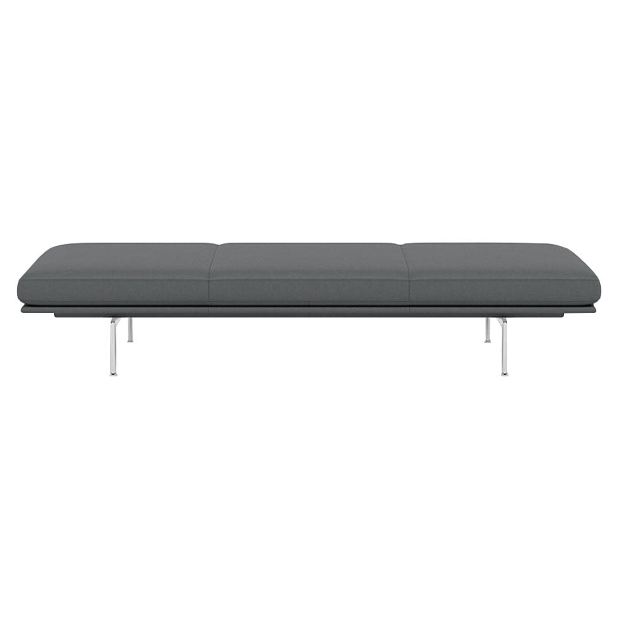 Outline Daybed: Polished Aluminum