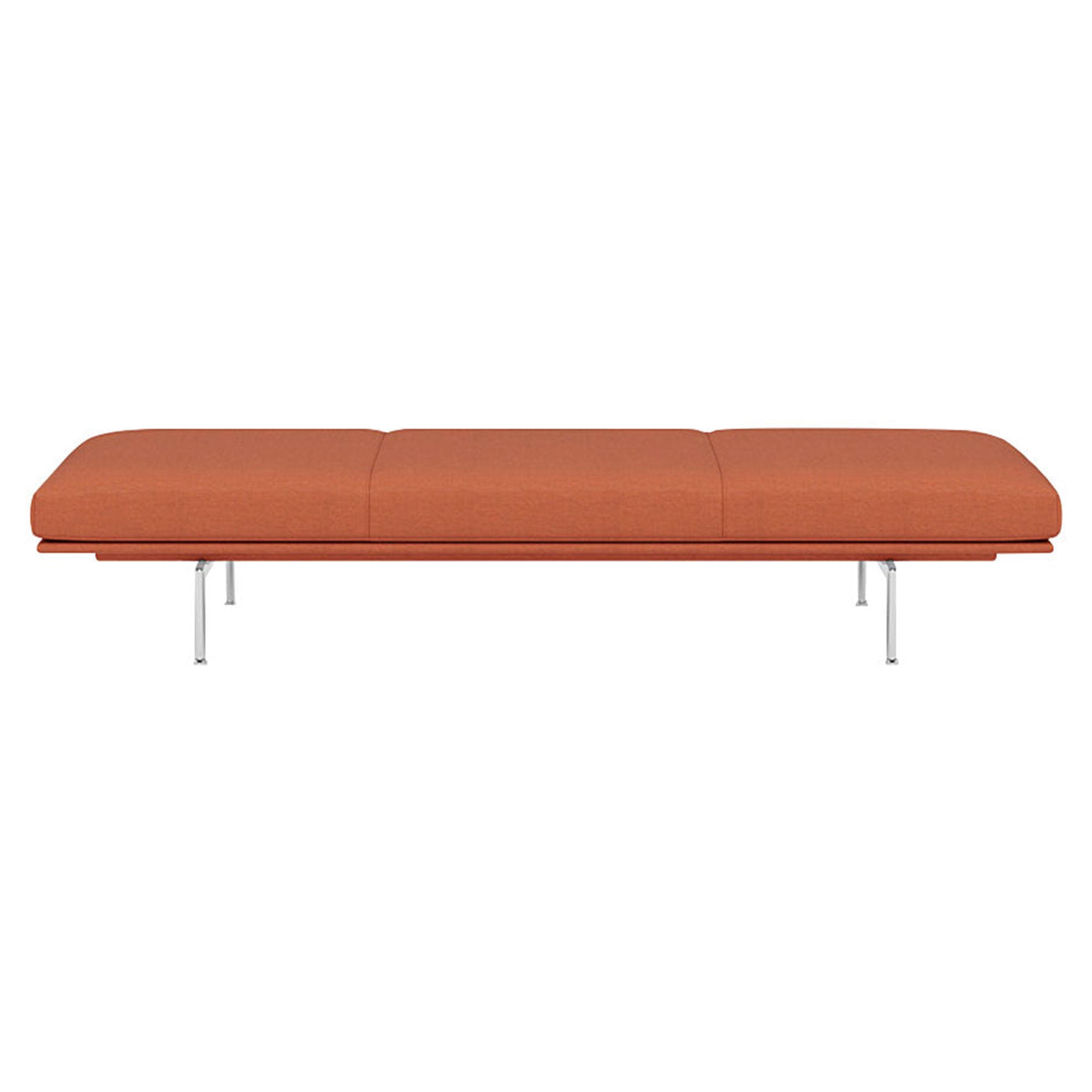 Outline Daybed: Polished Aluminum