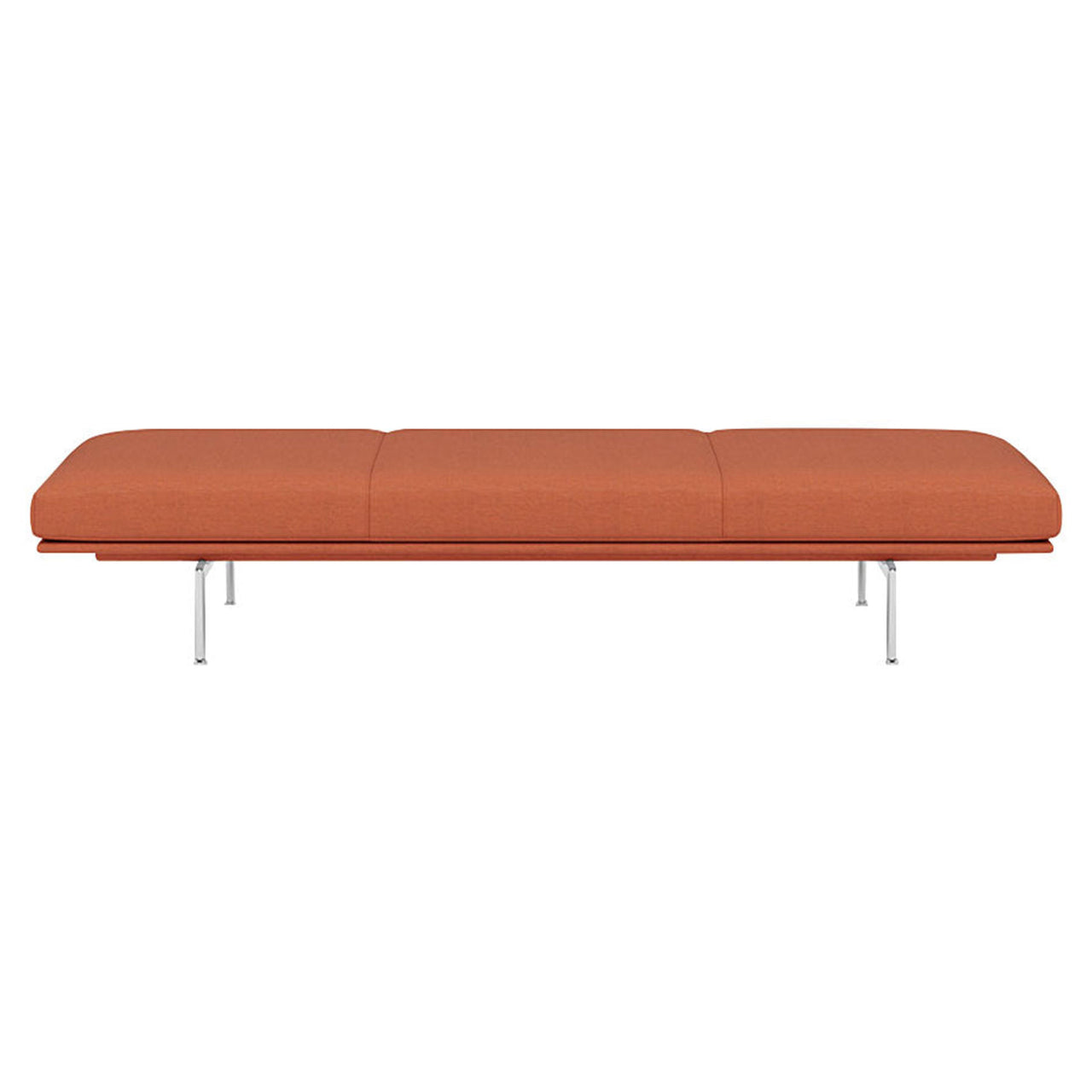 Outline Daybed: Polished Aluminum
