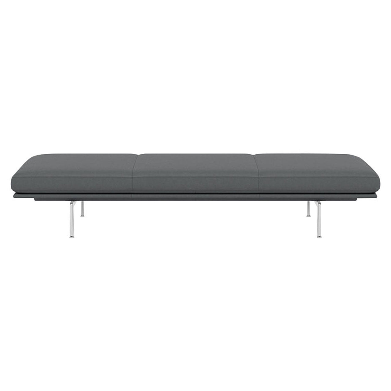 Outline Daybed: Polished Aluminum