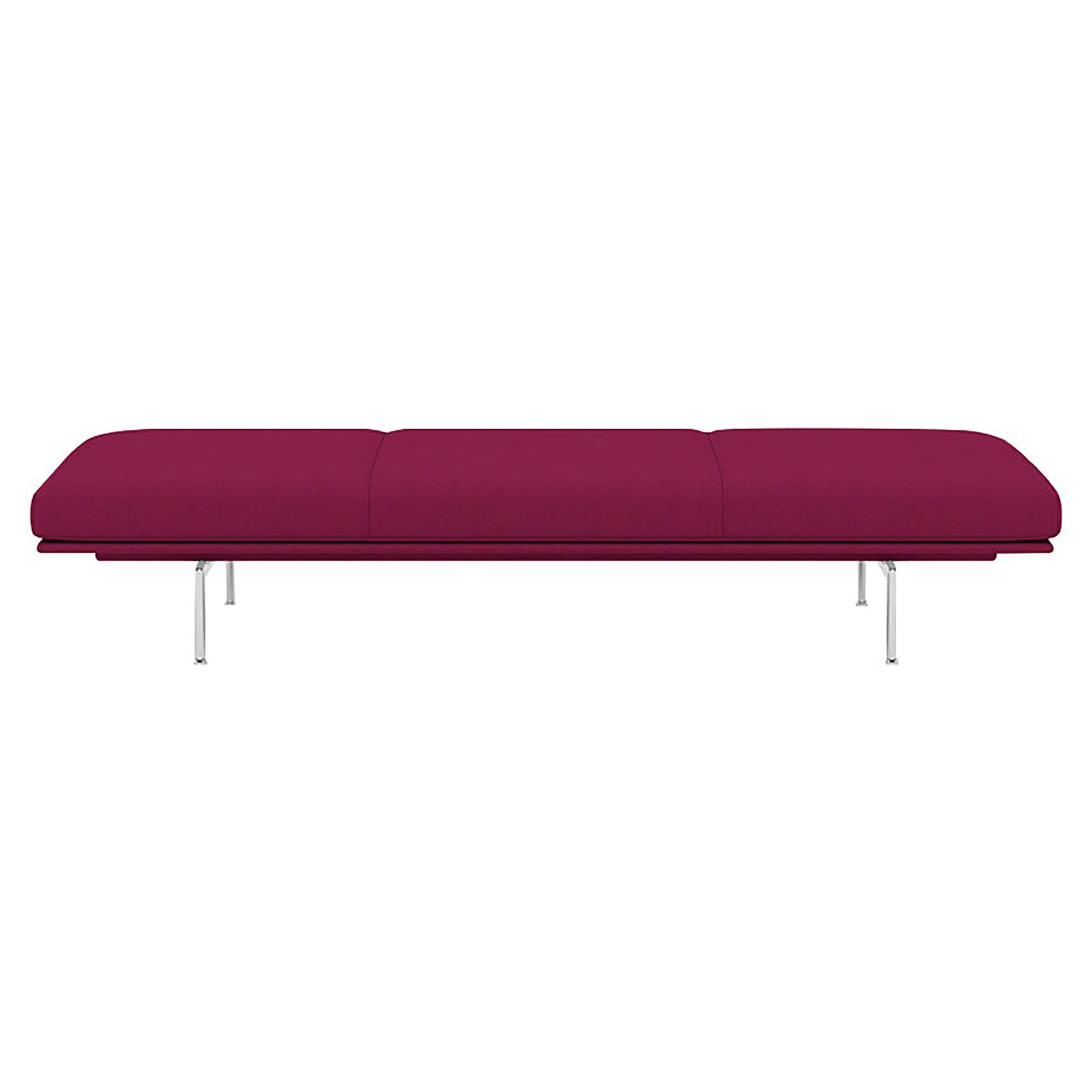 Outline Daybed: Polished Aluminum
