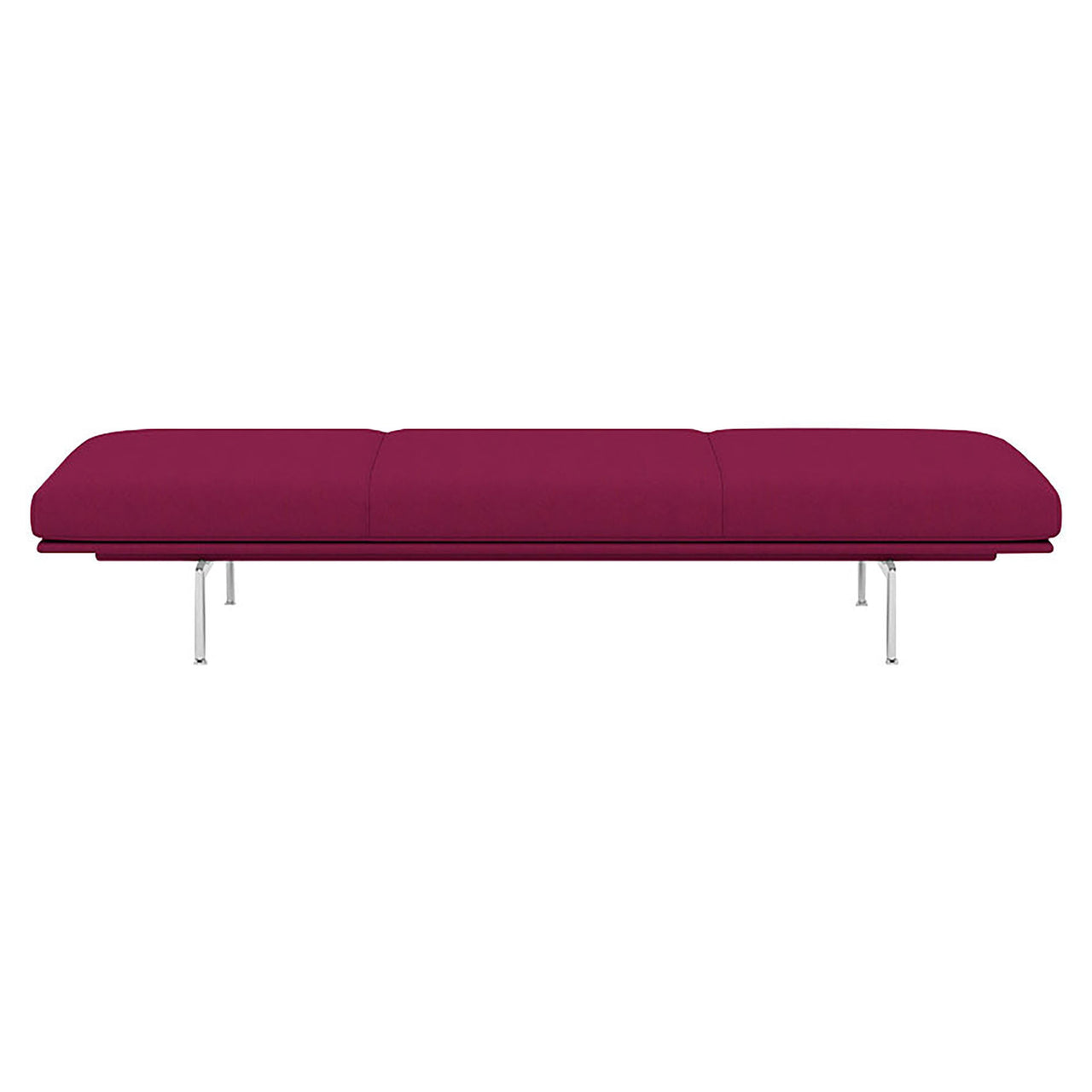 Outline Daybed: Polished Aluminum