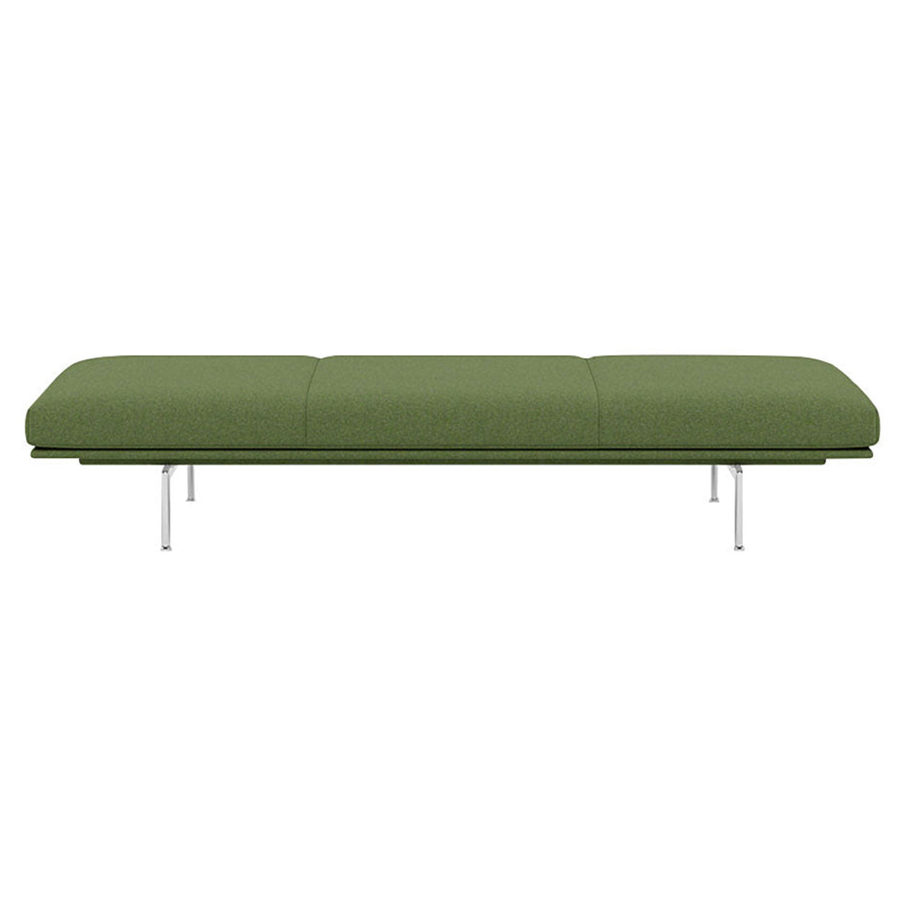 Outline Daybed: Polished Aluminum