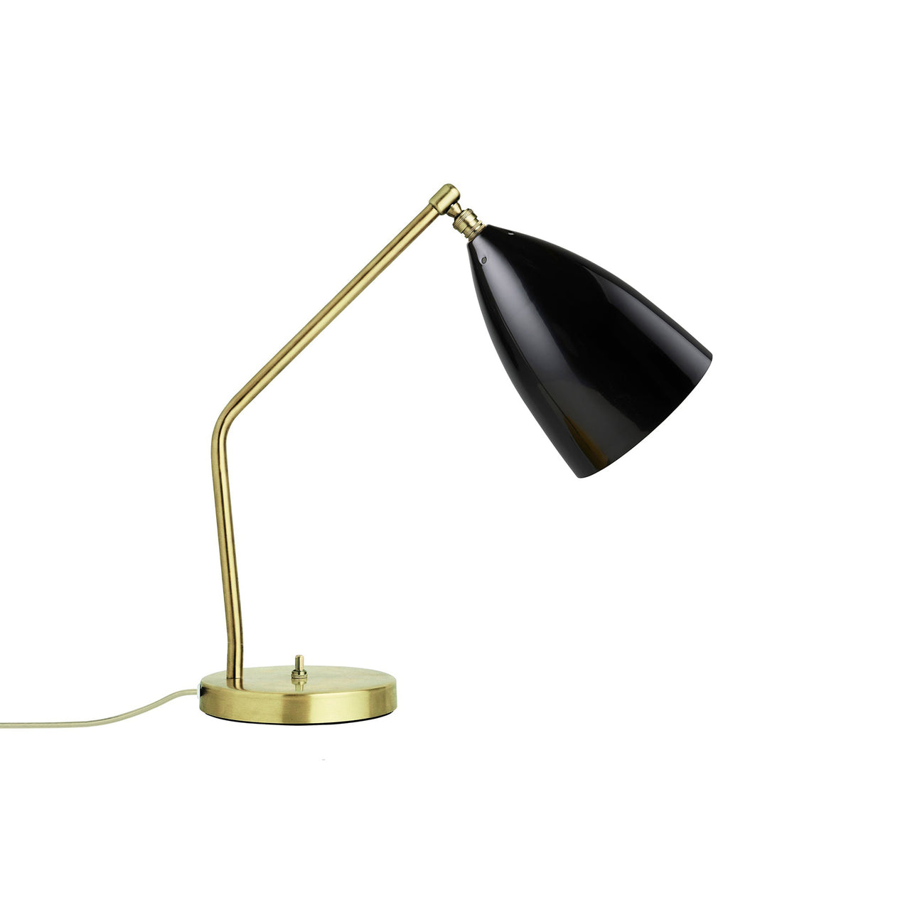 Gräshoppa Table Lamp: Black Glossy