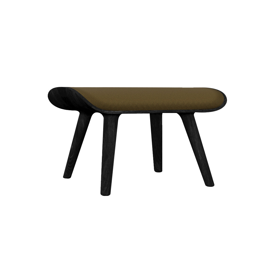 Nut Footstool: Black