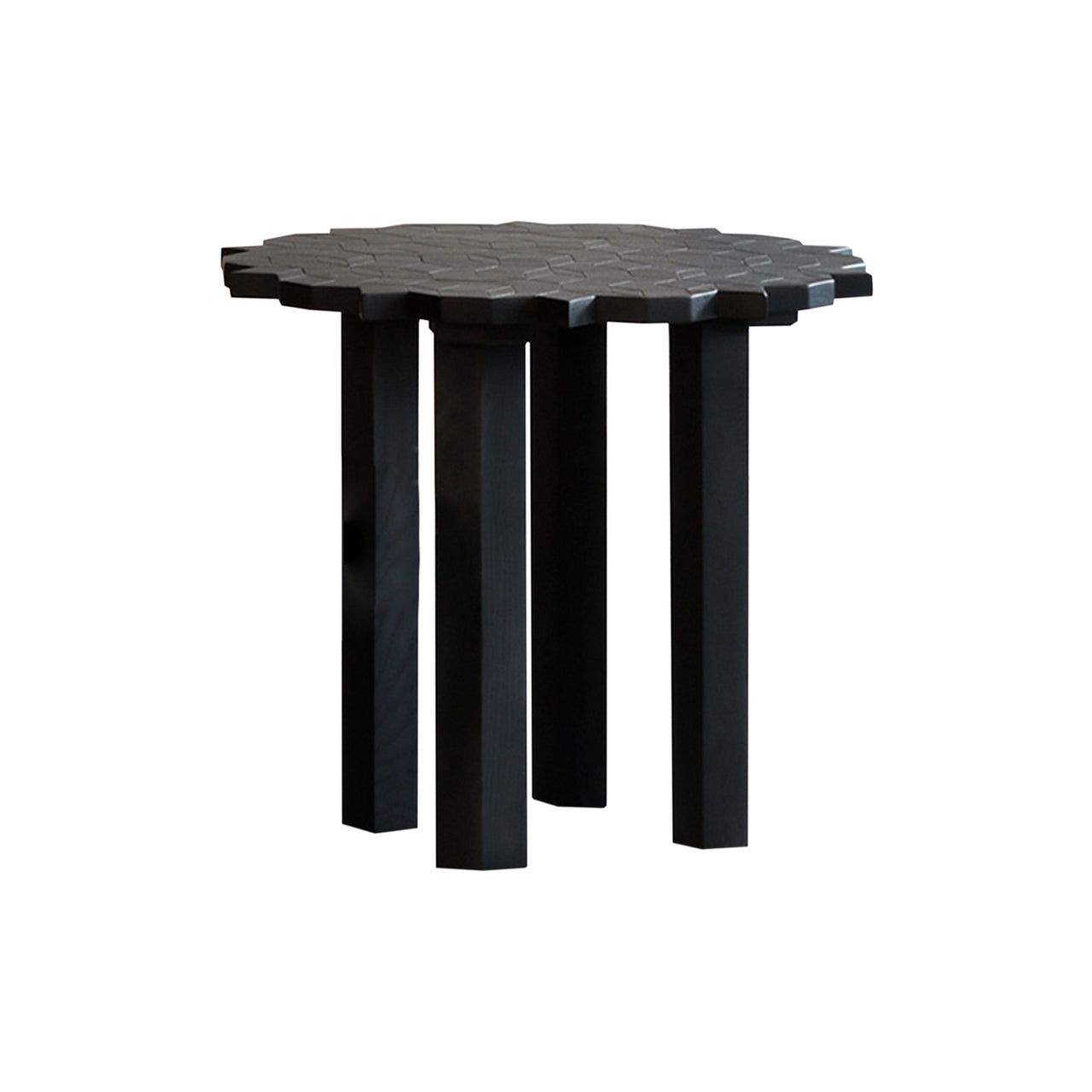 Ombra Side Table: Black Maple