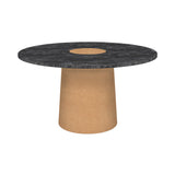 Sintra Dining Table: Black Marble
